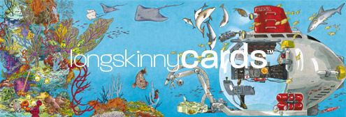 long skinny ocean card